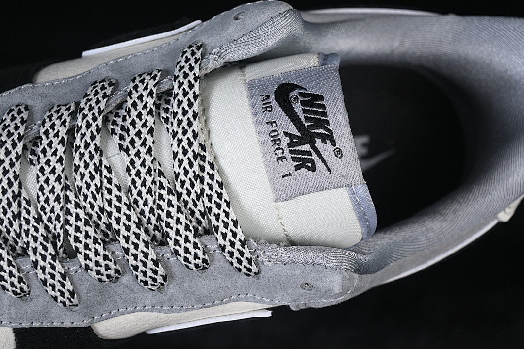 Nike [SS1979-013]-[AIR FORCE 1 07 LOW WHITE/BLACK/GREY]-[WOMAN:36-39]-[MAN:40-45] - Image 9