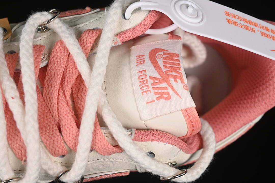 Nike [LV0506-880]-[AIR FORCE 1 07 LOW X CAPYBARA POUR MILKBAPE WHITE/PINK]-[WOMAN:36-41] - Image 9