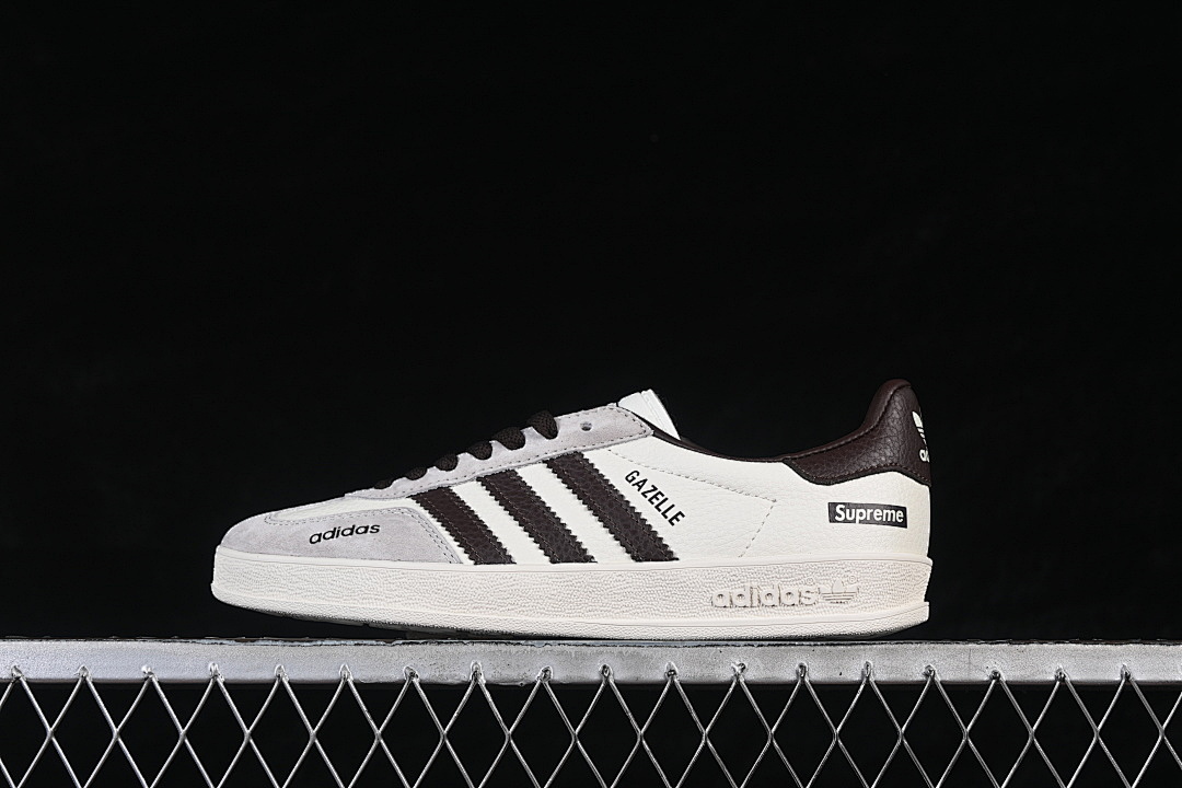 Unbranded [DD6618]-[ORIGINALS GAZELLE INDOOR LOW-TOP SNEAKERS WHITE/GREY/BLACK]-[WOMAN:35-39]-[MAN:40-45], photo 1