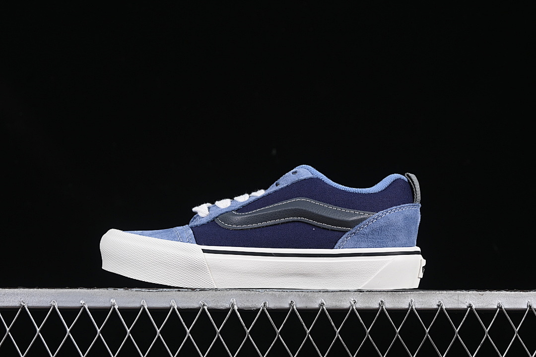 Unbranded [VN0009QCBLK]-[LOW-TOP RETRO CASUAL SHOES BLUE/NAVY/WHITE]-[WOMAN:35-39]-[MAN:40-44], photo 1