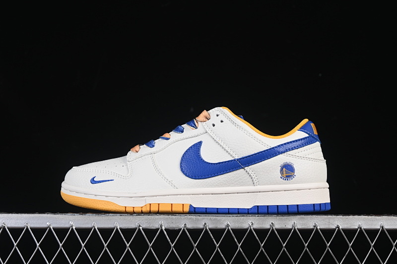 Nike DUNK LOW NBA CASUAL SNEAKERS KLEIN BLUE/WHITE/ORANGE · CS1688-108, photo 1