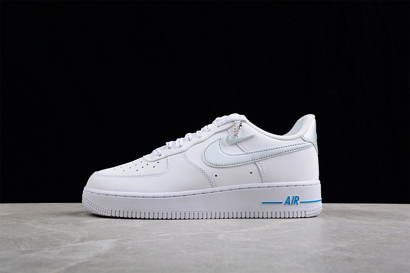 Nike Nike AIR FORCE 1 LOW WHITE/LASER BLUE/REFLECT SILVER/METALLIC SILVER · DR0142-100, photo 1