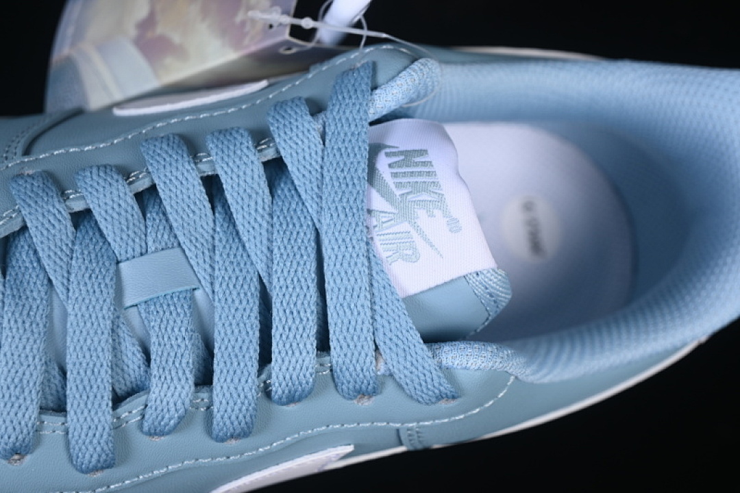 Nike [FJ4146-403]-[AIR FORCE 1 07 LOW CASUAL SNEAKERS SKY BLUE/WHITE]-[WOMAN:36-39]-[MAN:40-45] - Image 8