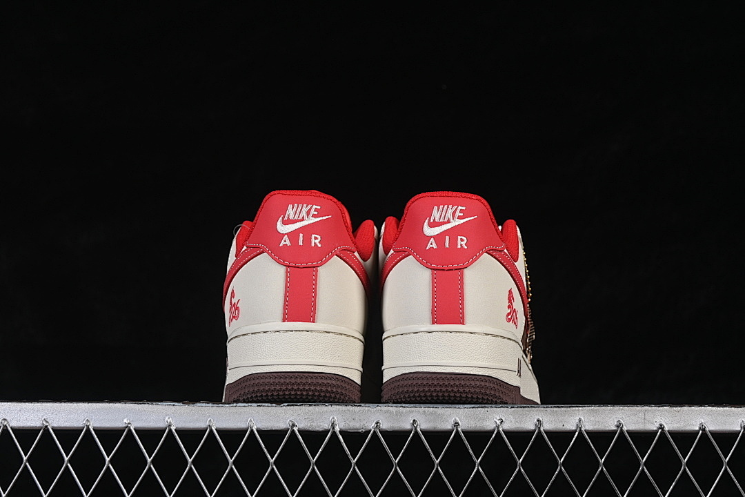 Nike [XD0028-003]-[AIR FORCE 1 07 LOW BEIGE/BROWN/RED]-[WOMAN:36-39]-[MAN:40-45] - Image 14
