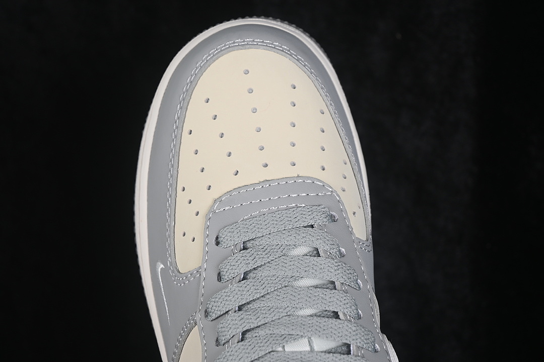 Nike [LF6688-006]-[AIR FORCE 1 07 LOW CASUAL SNEAKERS LIGHT GRAY/WHITE]-[WOMAN:36-39]-[MAN:40-45] - Image 9