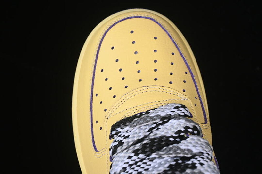 Nike [HV9408-700]-[AIR FORCE 1 07 LOW YELLOW/PURPLE/BLACK/WHITE]-[WOMAN:36-39]-[MAN:40-45] - Image 10