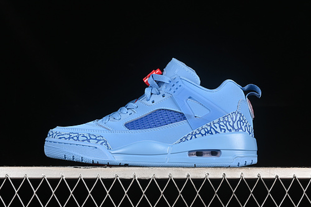 Jordan [FQ1759-400]-[JORDAN SPIZIKE LOW HOUSTON OILERS FOOTBALL BLUE/FOUNTAIN BLUE/UNIVERSITY (RED]), photo 1