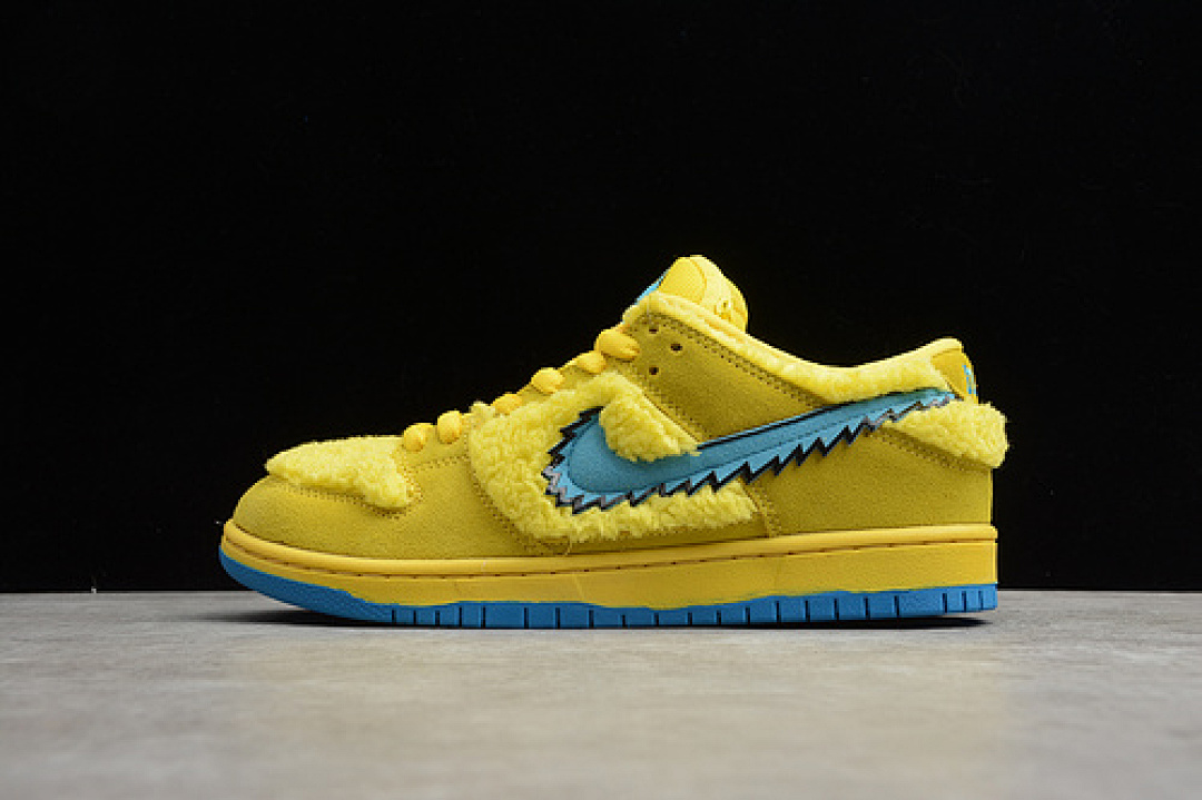 Unbranded [CJ5378-700]-[GRATEFUL DEAD X SB DUNK LOW YELLOW BEAR OPTI YELLOW/BLUE FURY], photo 1