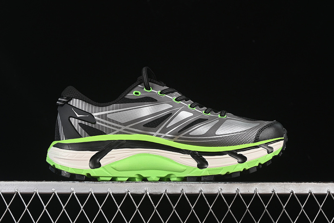 Hoka [1126851 BCKLC]-[HOKA MAFATE SPEED 2 BLACK/GREY/GREEN/WHITE]-[WOMAN:36-39]-[MAN:40-45] - Image 16
