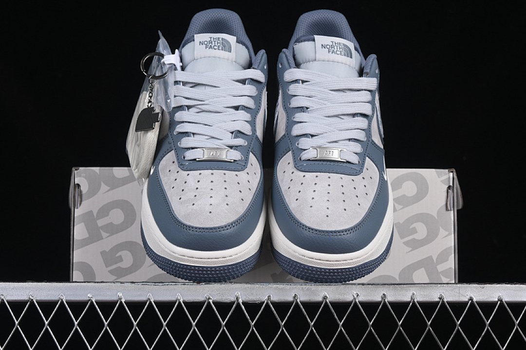 Nike [DM6688-051]-[AIR FORCE 1 07 LOW CDG WHITE/GREY/BLUE]-[WOMAN:36-39]-[MAN:40-45] - Image 13
