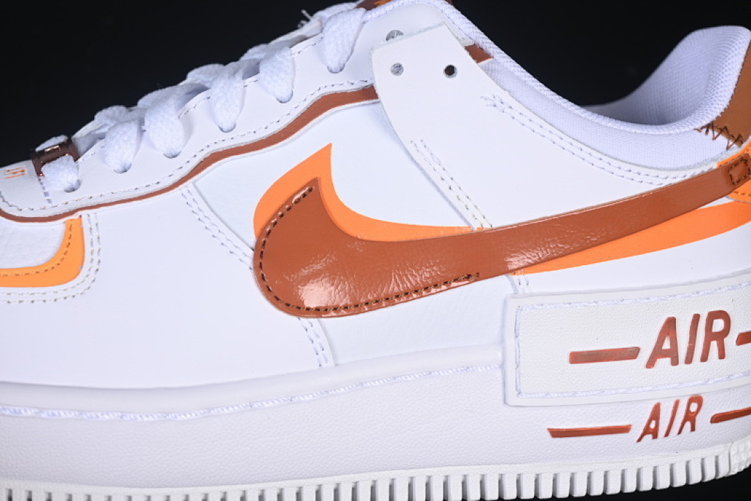 Nike [CI0919-124]-[AIR FORCE 1 SHADOW VERSATILE SNEAKERS RED/ORANGE/WHITE]-[WOMAN:35.5-39]-[MAN:40] - Image 7