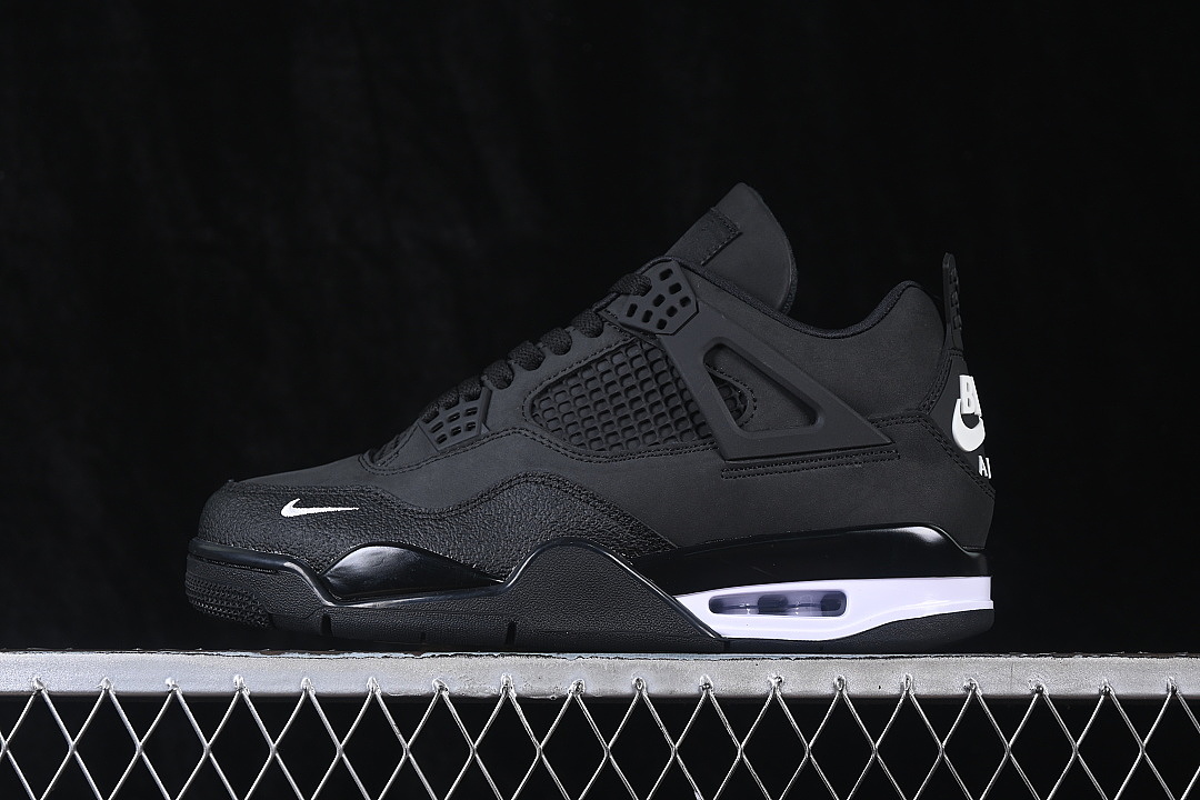 Jordan [HF4340-001]-[AIR JORDAN 4 RETRO CASUAL SHOES BLACK/INKINESS]-[WOMAN:36-39]-[MAN:40-47.5], photo 1