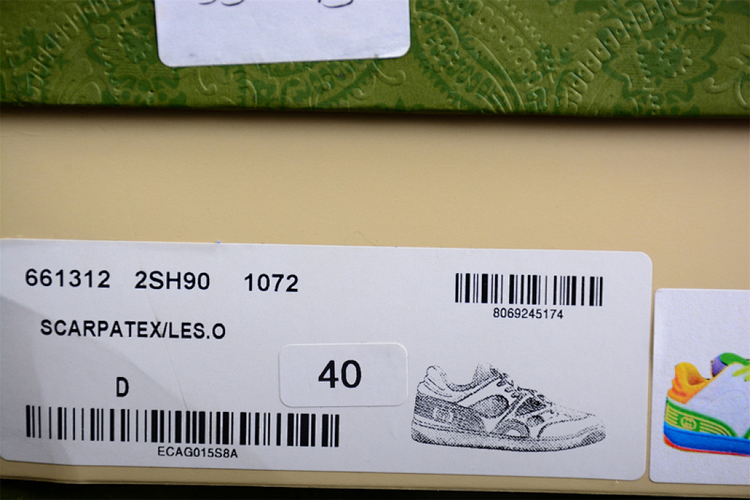 Gucci [GU*CCI BASKET LOW-TO SNEAKER MULTI-COLOR/WHITE]-[WOMAN:35-39]-[MAN:40-45] - Image 2