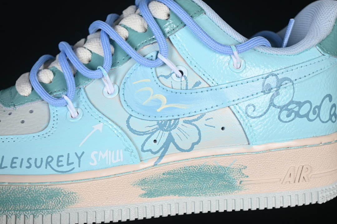 Nike [KS6968-777]-[AIR FORCE 1 07 LOW BLUE/WHITE]-[WOMAN:36-39]-[MAN:40-45] - Image 8