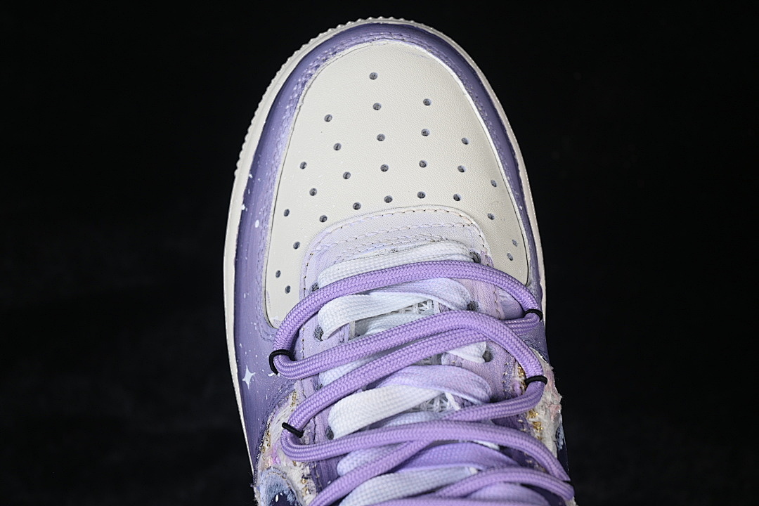 Nike [FJ7740-190]-[AIR FORCE 1 07 LOW CASUAL SNEAKERS WHITE/PURPLE/BLACK]-[WOMAN:36-39]-[MAN:40-45] - Image 10