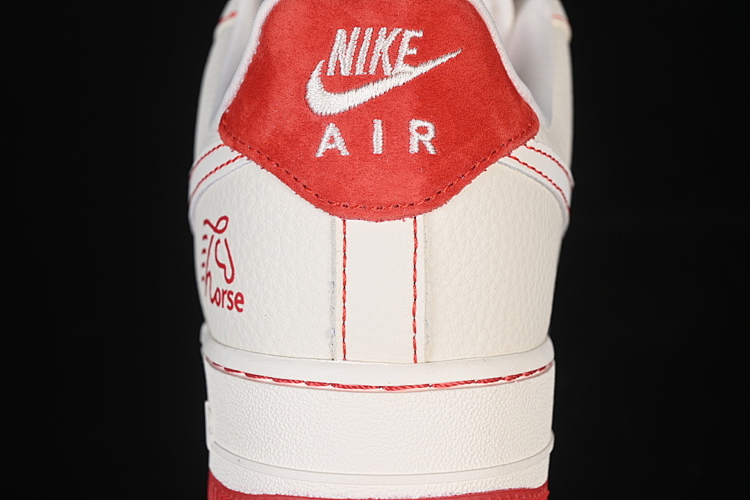 Nike [XL1979-133]-[AIR FORCE 1'07 LOW WHITE/RED]-[WOMAN:36-39]-[MAN:40-45] - Image 7