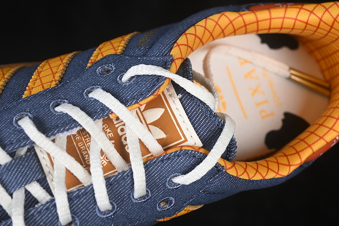 Unbranded [LA3985]-[OG J TOY STORY CLOVER CASUAL BOARD SHOES NAVY BLUE/ORANGE]-[WOMAN:36-39]-[MAN:40-45] - Image 8