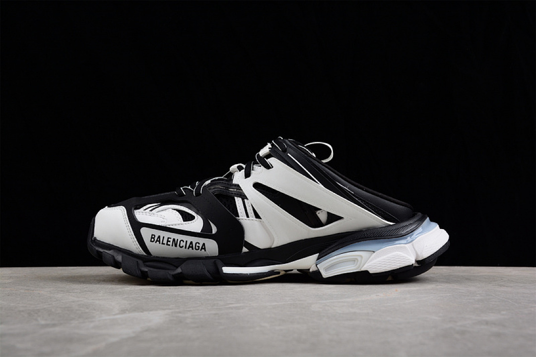 Balenciaga TRACK MULE SNEAKERS BLACK/BLACK/WHITE · W3NB10102, photo 1