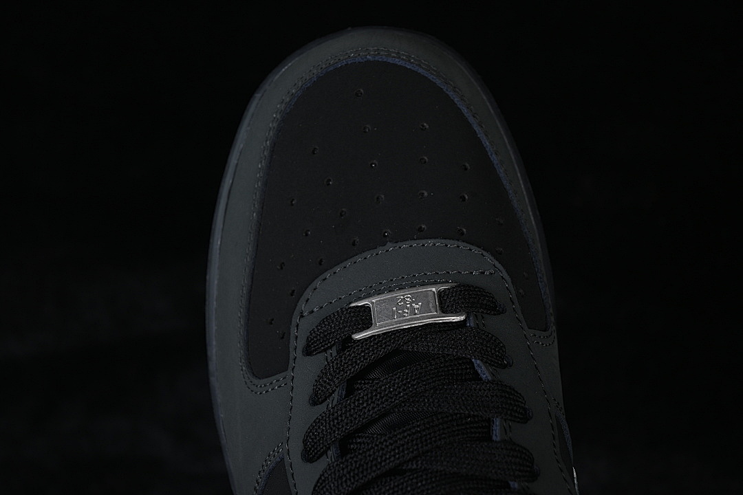 Unbranded [IB6842-002]-[AIR FORCE 1 07 LOW CASUAL SNEAKERS DARK GRAY/BLACK]-[WOMAN:36-39]-[MAN:40-45] - Image 9