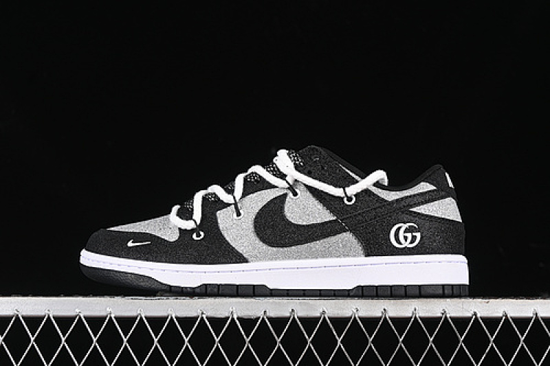 Nike SB DUNK LOW GU*CCI WHITE/GREY/BLACK · SJ2068-268, photo 1