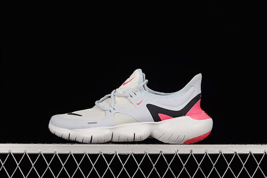 Unbranded [AQ1316-101]-[FREE RN 5.0 WHITE/BLACK-HALF BLUE]-[WOMAN:36-39], photo 1