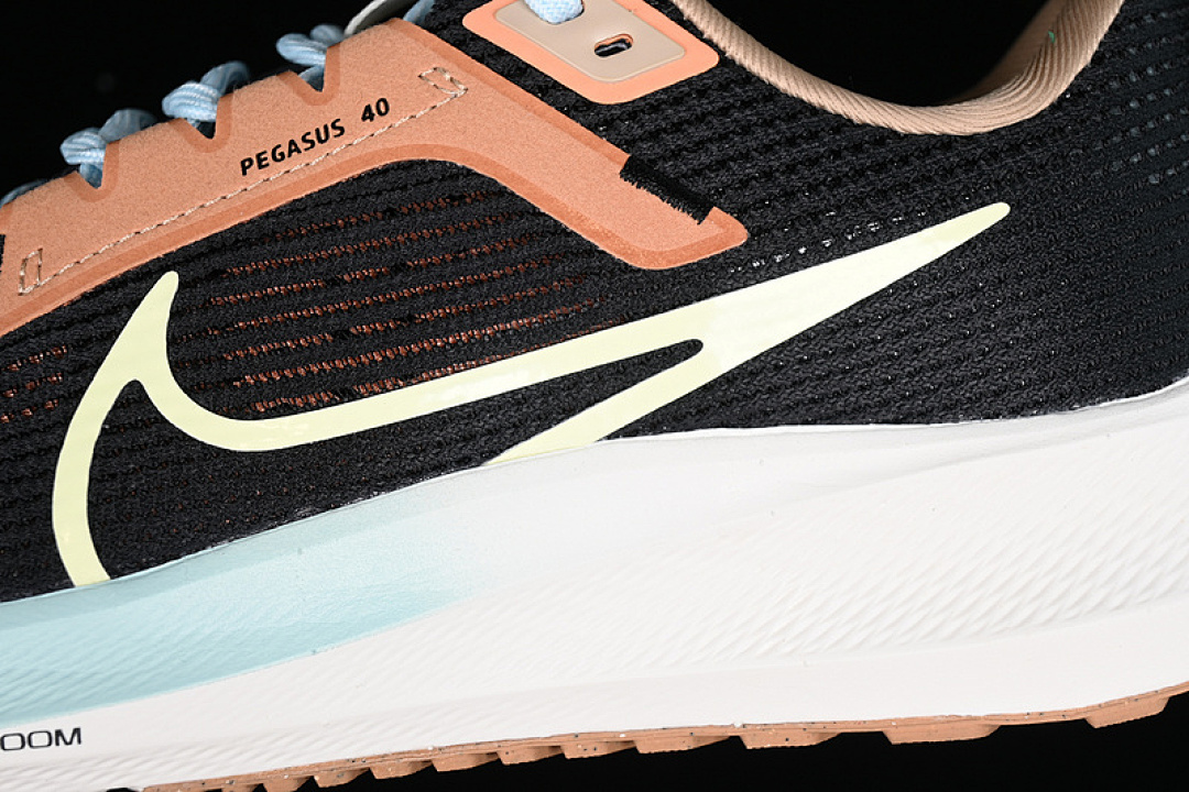 Nike [FQ6852-081]-[AIR ZOOM PEGASUS 40 WHITE/BLACK/YELLOW/ORANGE]-[MAN:39-46] - Image 8