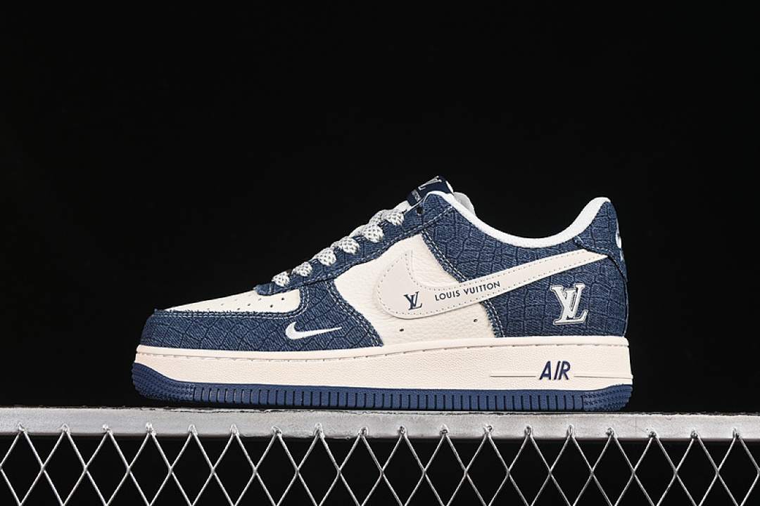 Nike [XS1958-551]-[AIR FORCE 1 07 LOW LV WHITE/BLUE]-[WOMAN:36-39]-[MAN:40-45] - Image 16