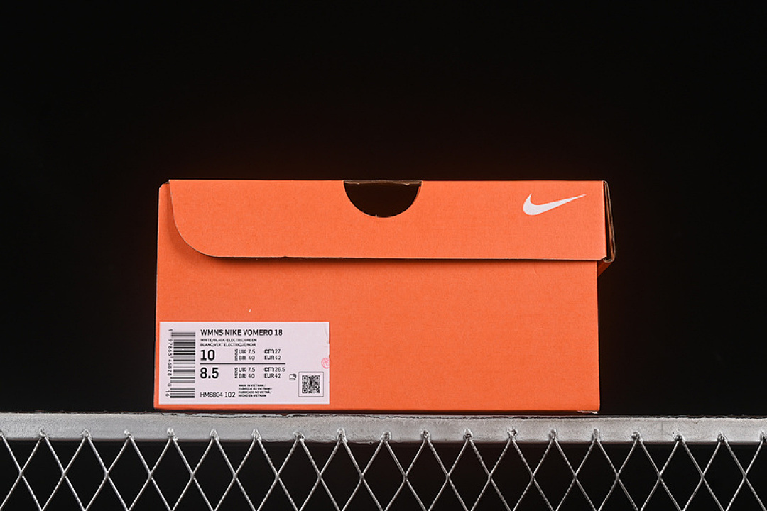 Nike [HM6804-102]-[AIR ZOOM VOMERO 18 WHITE/ELECTRIC GREEN/VOLT/BLACK]-[WOMAN:36-39]-[MAN:40-45] - Image 12