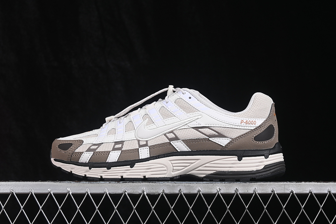 Nike Nike P-6000 RETRO CASUAL SPORTS DAD SHOES BROWN/WHITE · IO1904-104, photo 1