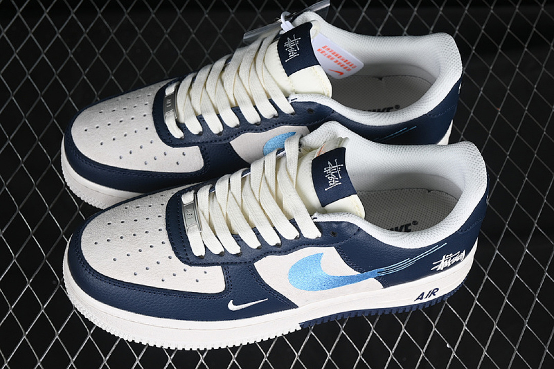 Nike [DM6688-021]-[AIR FORCE 1 07 LOW WHITE/BLUE]-[WOMAN:36-39]-[MAN:40-45] - Image 11
