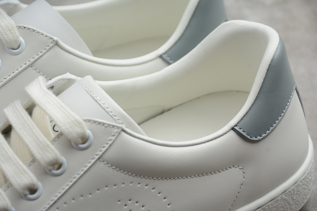 Gucci [GU*CCI ACE EMBROIDERED LOW-TOP SNEAKER WHITE/LIGHT GRAY]-[WOMAN:35-39]-[MAN:40-44] - Image 7