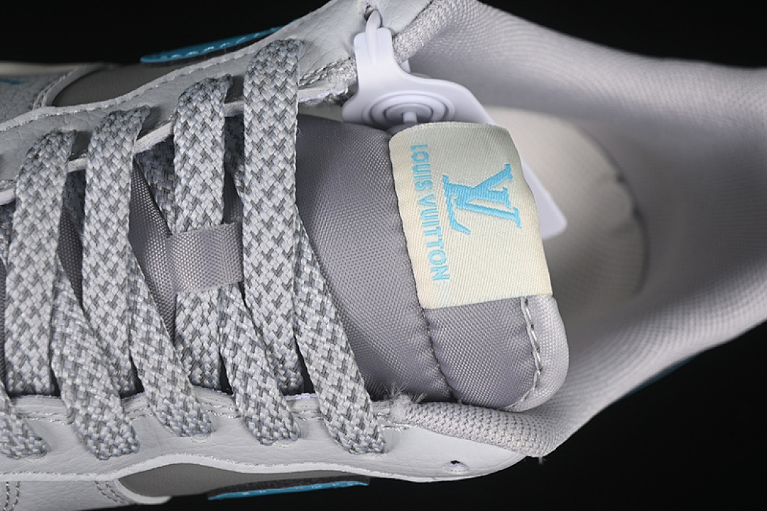 Nike [JJ2508-704]-[AIR FORCE 1 07 LOW LV WHITE/GREY/BLUE]-[WOMAN:36-39]-[MAN:40-45] - Image 10