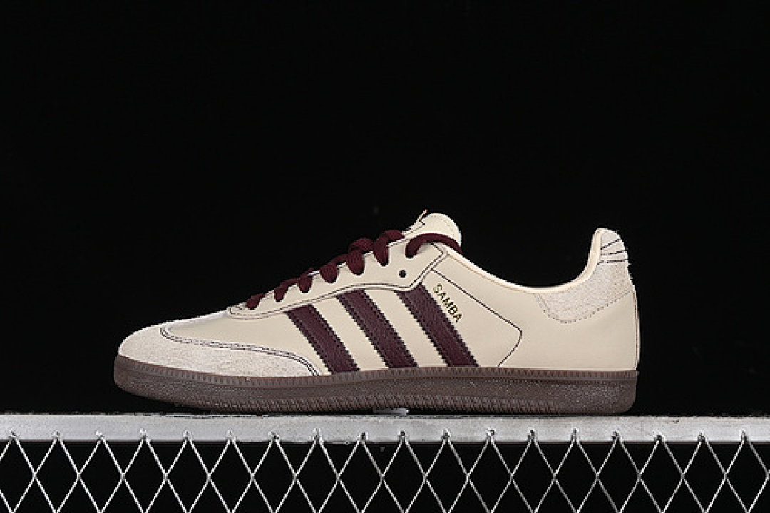Adidas [IG1987]-[ORIGINALS SAMBA OG WONDER WHITE/MAROON/PUTTY GREY]-[WOMAN:36-39]-[MAN:40-45], photo 1