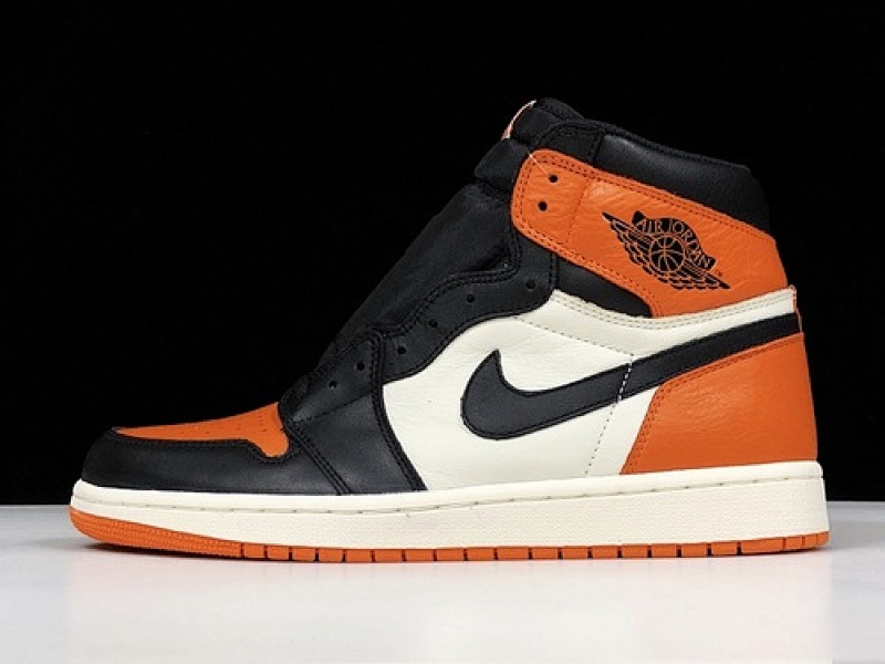 Jordan AIR Jordan 1 RETRO HIGH SHATTERED BACKBOARD BLACK/STARFISH · 555088-005, photo 1
