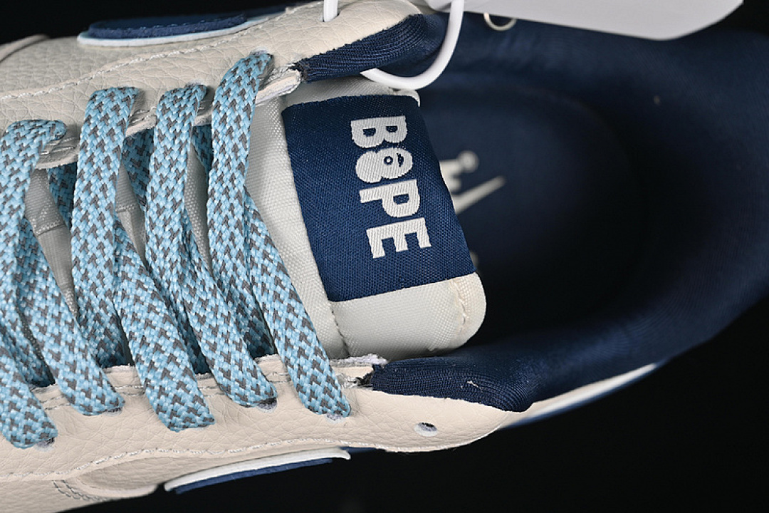Nike [KB1688-002]-[AIR FORCE 1 07 LOW BAPE WHITE/BLUE]-[WOMAN:36-39]-[MAN:40-45] - Image 9
