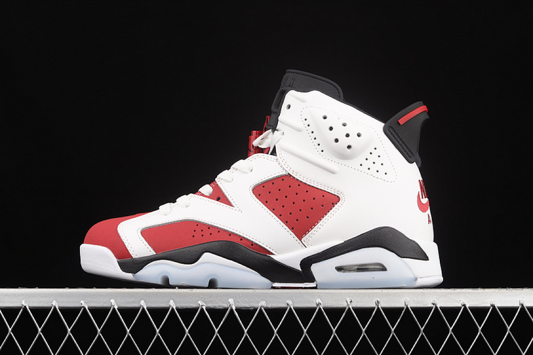 Jordan [CT8529-106]-[AIR JORDAN 6 RETRO OG CARMINE 2021 WHITE/BLACK/CARMINE]-[WOMAN:36-39]-[MAN:40-46], photo 1
