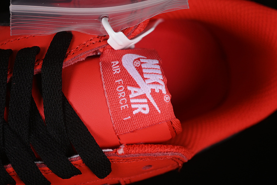 Nike [FD7039-600]-[AIR FORCE 1 07 LOW UNIVERSITY RED/BLACK]-[WOMAN:36-39]-[MAN:40-45] - Image 9