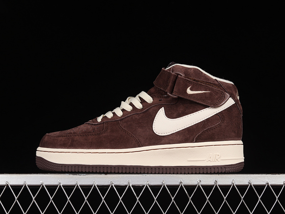 Nike [DM0107-200]-[AIR FORCE 1 MID CHOCOLATE/CREAM]-[WOMAN:36-39]-[MAN:40-45], photo 1