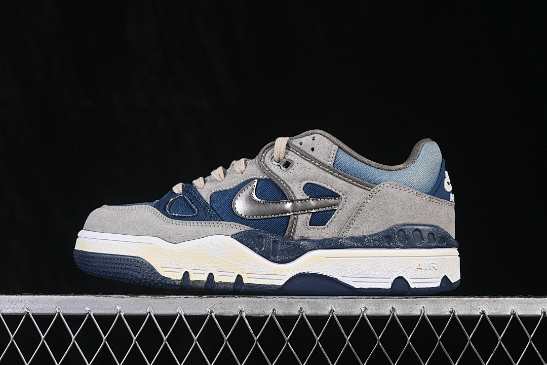 Unbranded [IB1808-001]-[AIR FORCE 3 LOW SP GREY/METALLIC PEWTER/SUMMIT WHITE/NAVY/STRING]-[MAN:40-45], photo 1