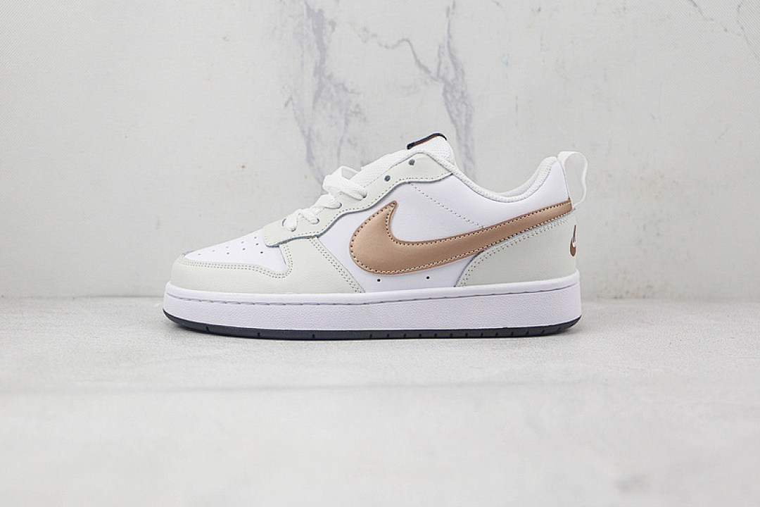 Unbranded [BQ5448-116]-[COURT BOROUGH LOW 2 GS WHITE/SUMMIT WHITE/DARK SMOKE GREY/METALLIC RED BRONZE], photo 1