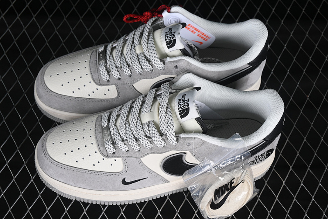 Nike [XZ6188-763]-[AIR FORCE 1 07 LOW WHITE/GREY/BLACK]-[WOMAN:36-39]-[MAN:40-45] - Image 11