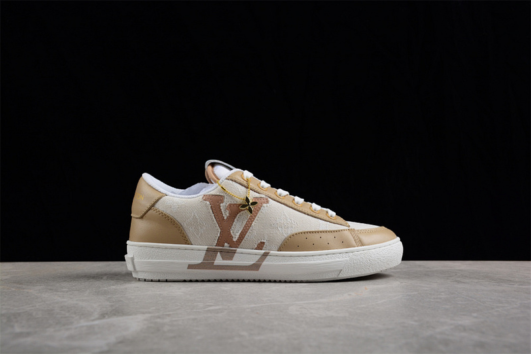Chanel [L*V TRAINER SNEAKERS WHITE/WHITE/BROWN]-[WOMAN:35-39]-[MAN:40-45] - Image 5