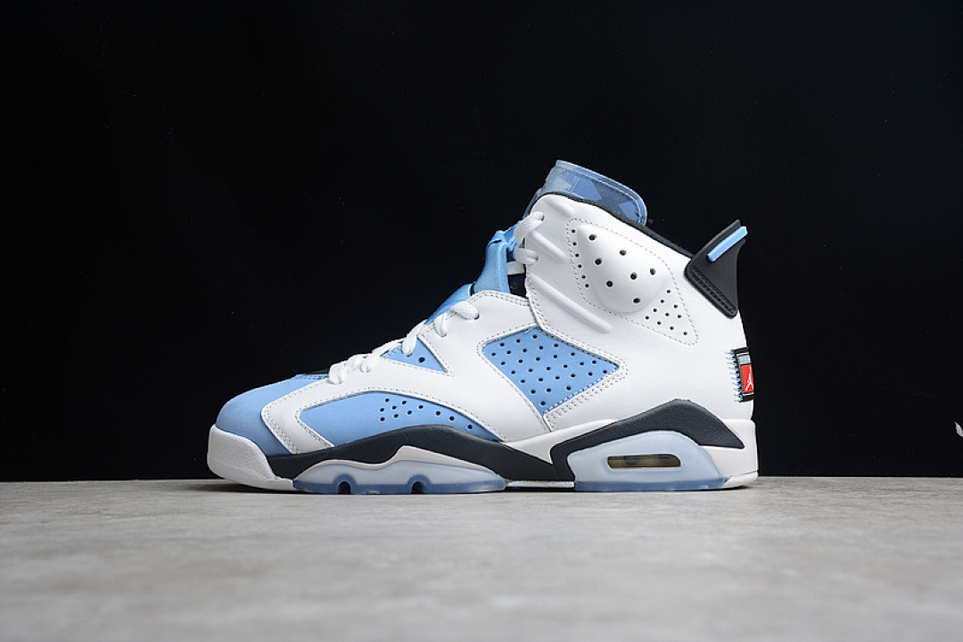 Jordan AIR Jordan 6 RETRO UNC HOME UNIVERSITY BLUE/WHITE/COLLEGE NAVY/BLACK · CT8529-410, photo 1