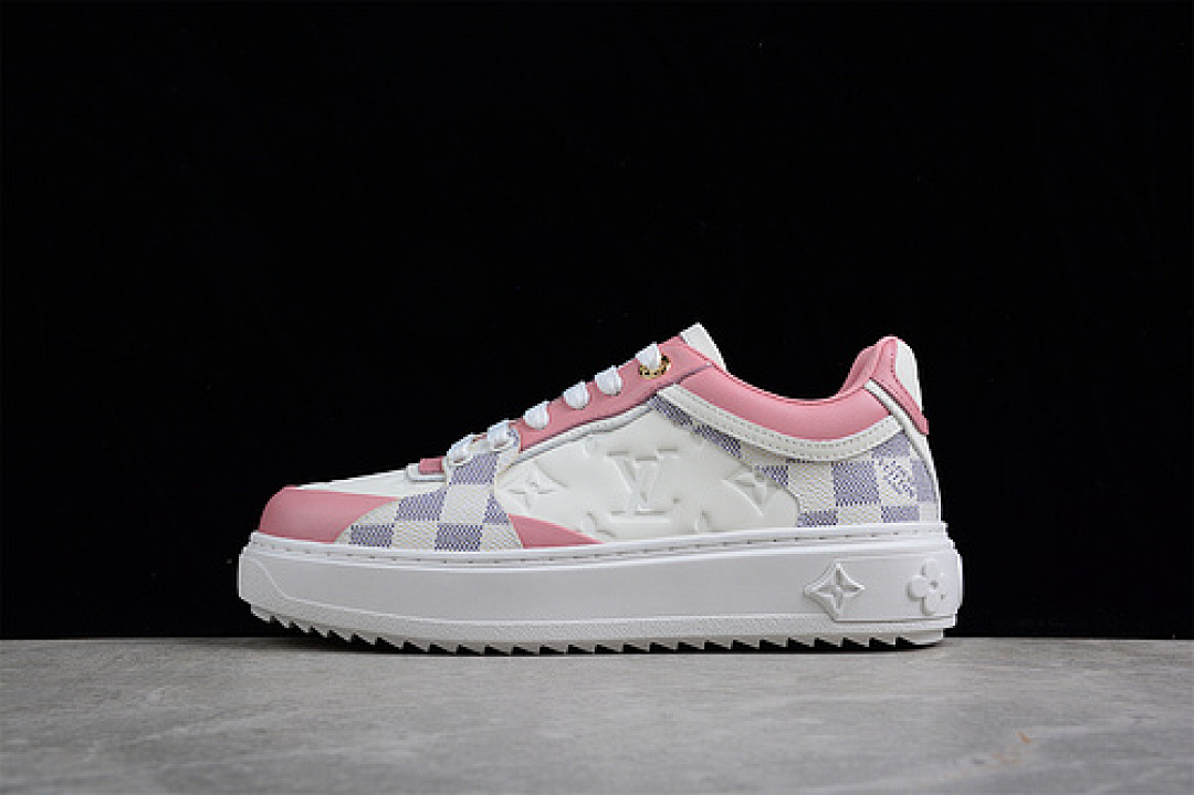 Louis Vuitton Louis Vuitton [L*V STELLAR SNEAKERS WHITE/PINK/GREY]-[WOMAN:35-40], photo 1