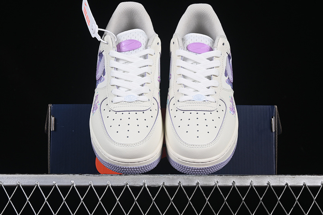 Nike [FB1839-213]-[AIR FORCE 1 07 LOW PURPLE BUTTERFLY WHITE/PURPLE]-[WOMAN:36-42] - Image 13