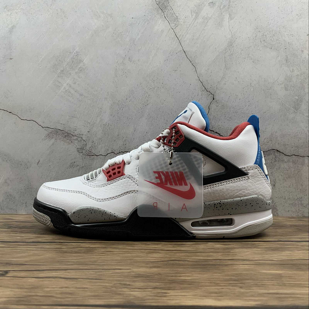 Jordan [CI1184-146]-[AIR JORDAN 4 RETRO SE WHAT THE WHITE/MILITARY BLUE-FIRE RED-TECH GREY]-[40-47], photo 1