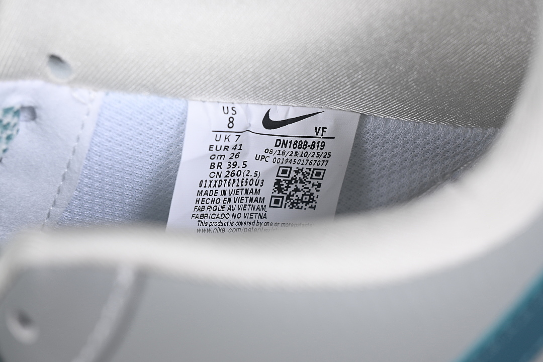 Nike [DN1688-819]-[AIR FORCE 1 07 LOW CASUAL SNEAKERS WHITE/GREY/BLUE]-[WOMAN:36-39]-[MAN:40-45] - Image 6