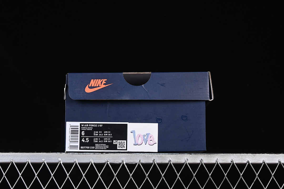 Nike [BD7700-220]-[AIR FORCE 1 07 LOW PURPLE STAR WHITE/PURPLE]-[WOMAN:36-39]-[MAN:40-45] - Image 12