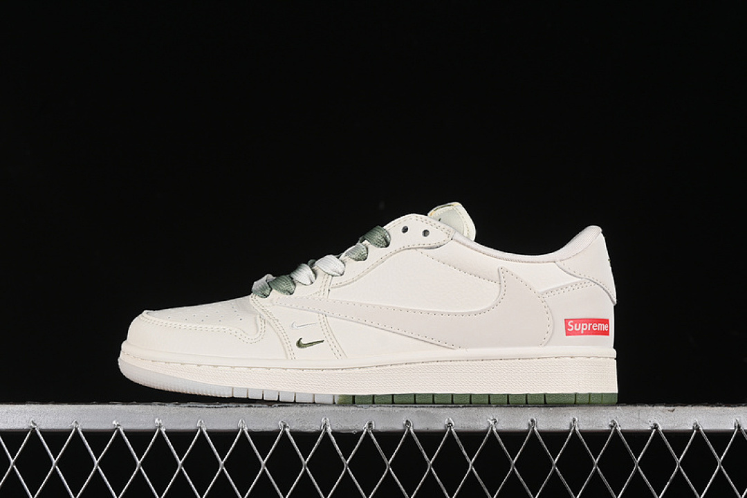 Jordan [BB2299-810]-[TRAVIS SCOTT X FRAGMENT DESIGN AIR JORDAN 1 LOW OG SP OFF WHITE/GREEN]-[36-45], photo 1