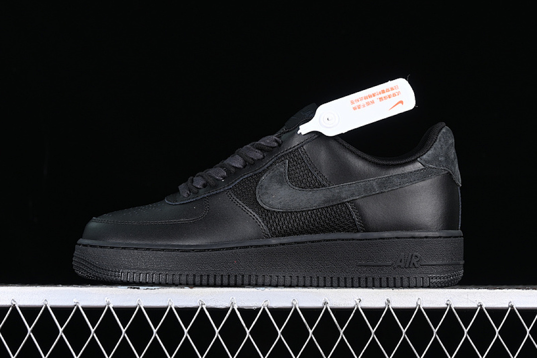 Nike [DX5590-001]-[SLAM JAM AIR FORCE 1 07 LOW BLACK OFF NOIR BLACK/BLACK/BLACK]-[UNISEX:36-45], photo 1